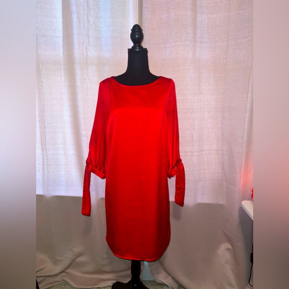 Banana Republic Red Shift Dress